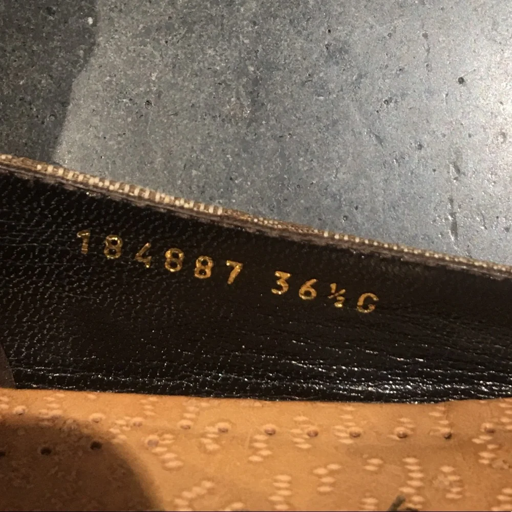 Gucci logo flat - Size 36.5 - Picture 3 of 6